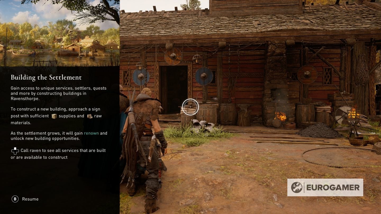 Assassin's Creed Valhalla settlement upgrades, buildings list and how